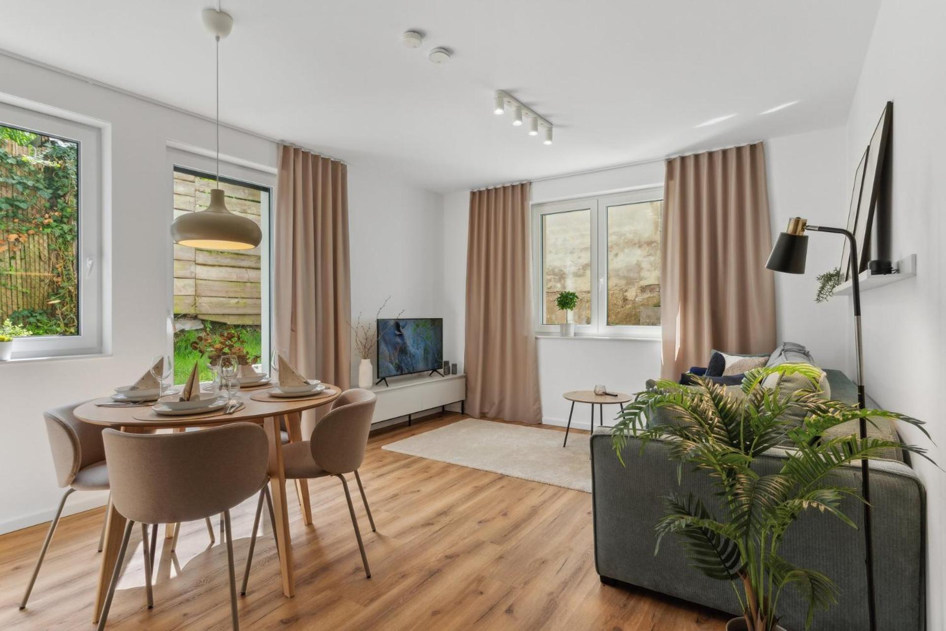 Deluxe Apartment In Bielefeld City Mit Parkplatz Und Terrasse Luaran gambar
