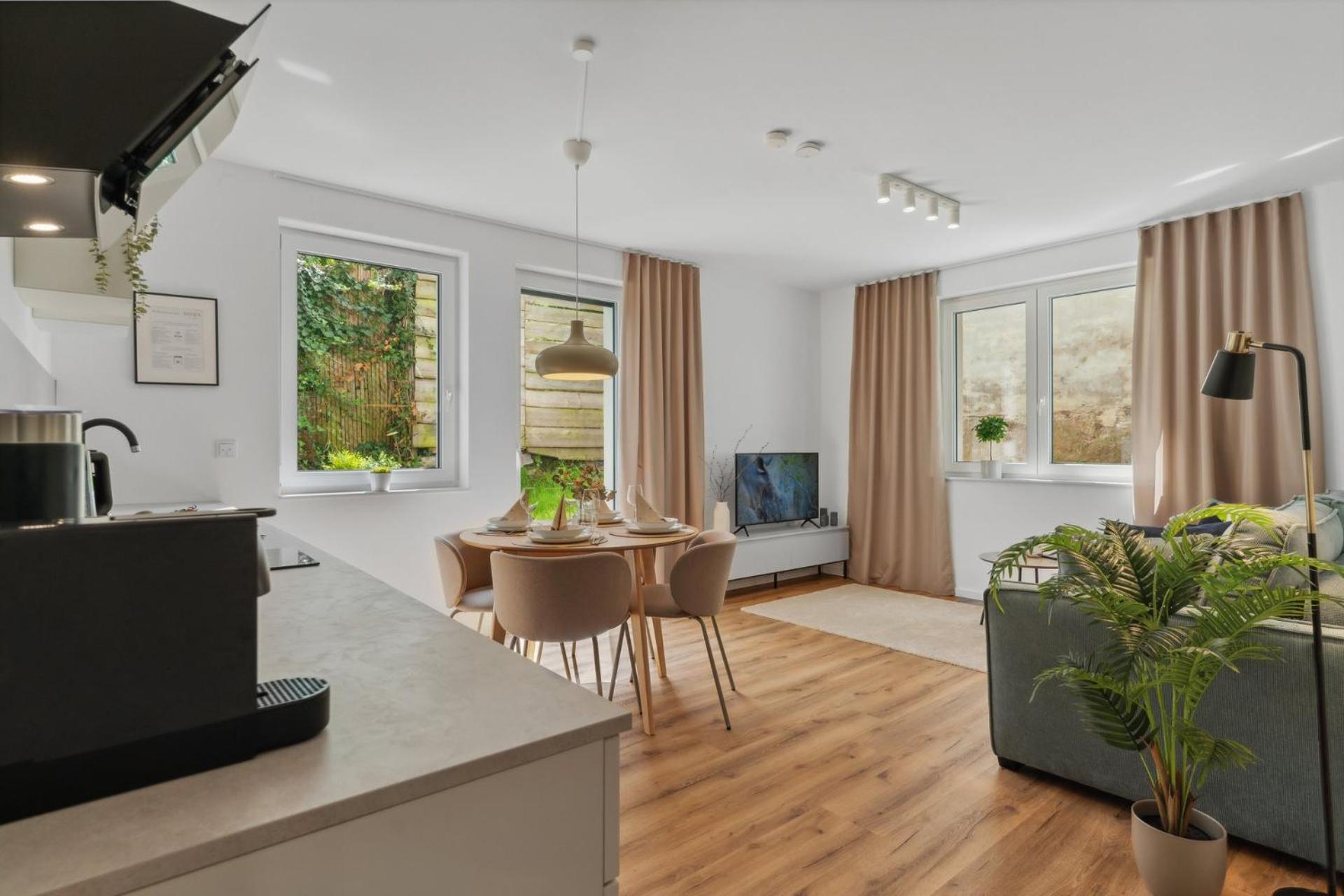 Deluxe Apartment In Bielefeld City Mit Parkplatz Und Terrasse Luaran gambar